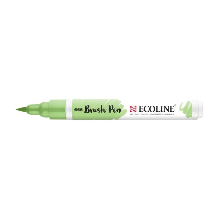 Talens Ecoline Brush Pen Fırça Uçlu Kalem 666 Pastel Green