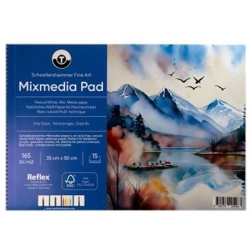 Schoellershammer Mix Media Pad 165gr 35x50cm 15yp