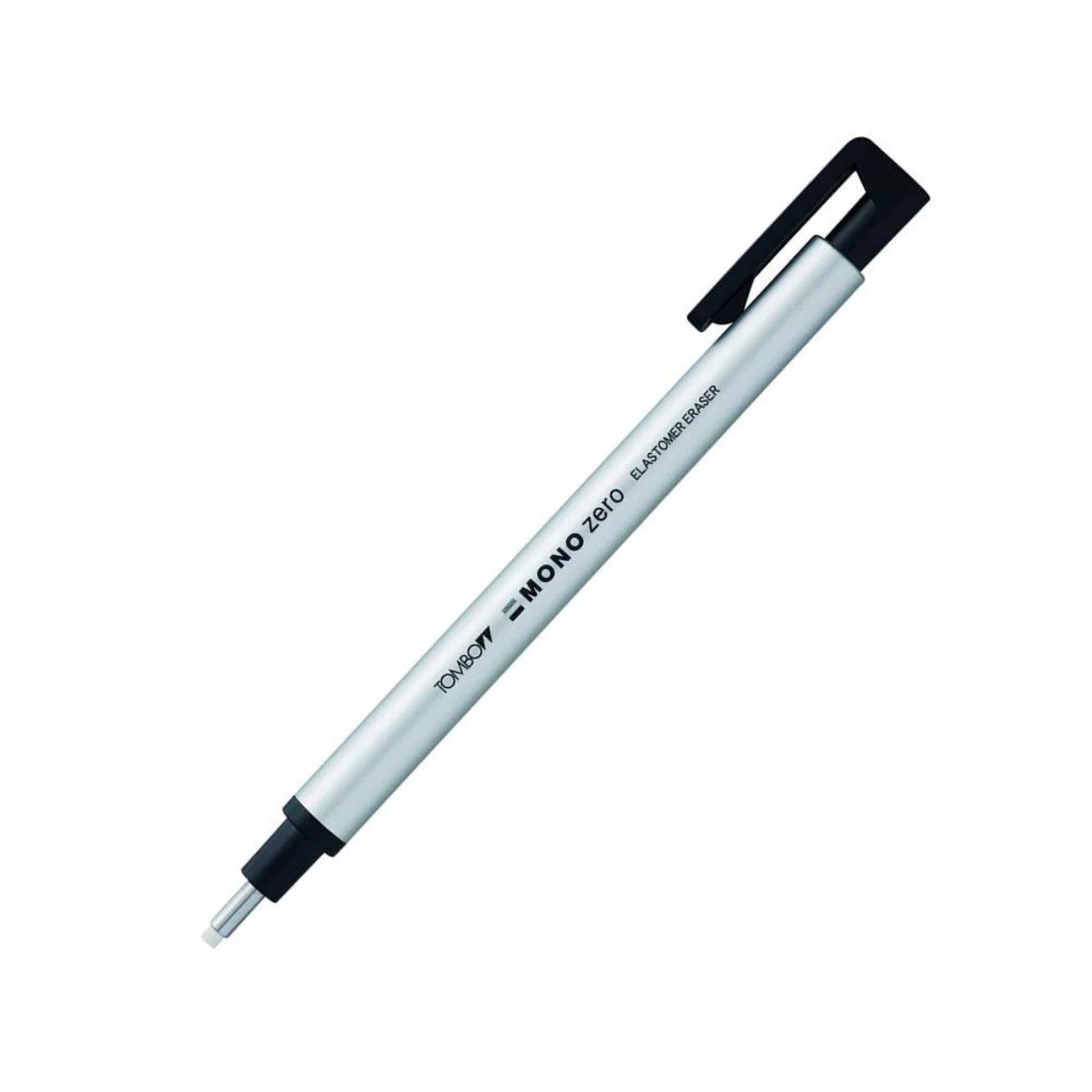 Tombow Mono Zero 2.3mm Yuvarlak Uç Kalem Silgi Gümüş