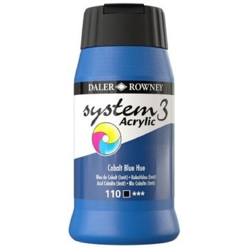 Daler Rowney System 3 Akrilik Boya 500ml 110 Cobalt Blue Hue