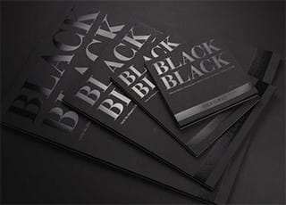 Fabriano Black Black Siyah Çok Amaçlı Blok 300g 20 Yaprak 21x29,7