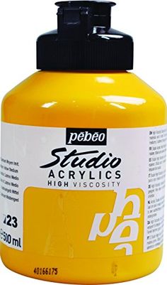 Pebeo Studio Akrilik Boya 500ml 23 Cadmium Yellow Medium