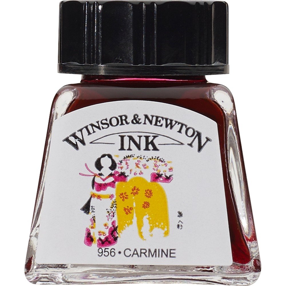 Winsor Newton Drawing Ink Çini Mürekkebi 14ml 127 Carmine