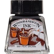 Winsor Newton Drawing Ink Çini Mürekkebi 14ml 469 Peat Brown