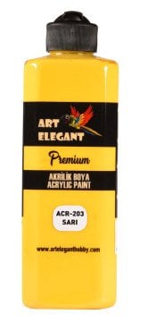 Art Elegant Akrilik Boya 400ml Acr-203 Sarı