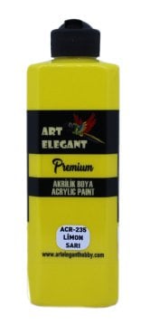 Art Elegant Akrilik Boya 400ml Acr-235 Limon Sarı
