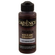 Cadence Premium Akrilik Boya 120ml 7575 Koyu Kahve