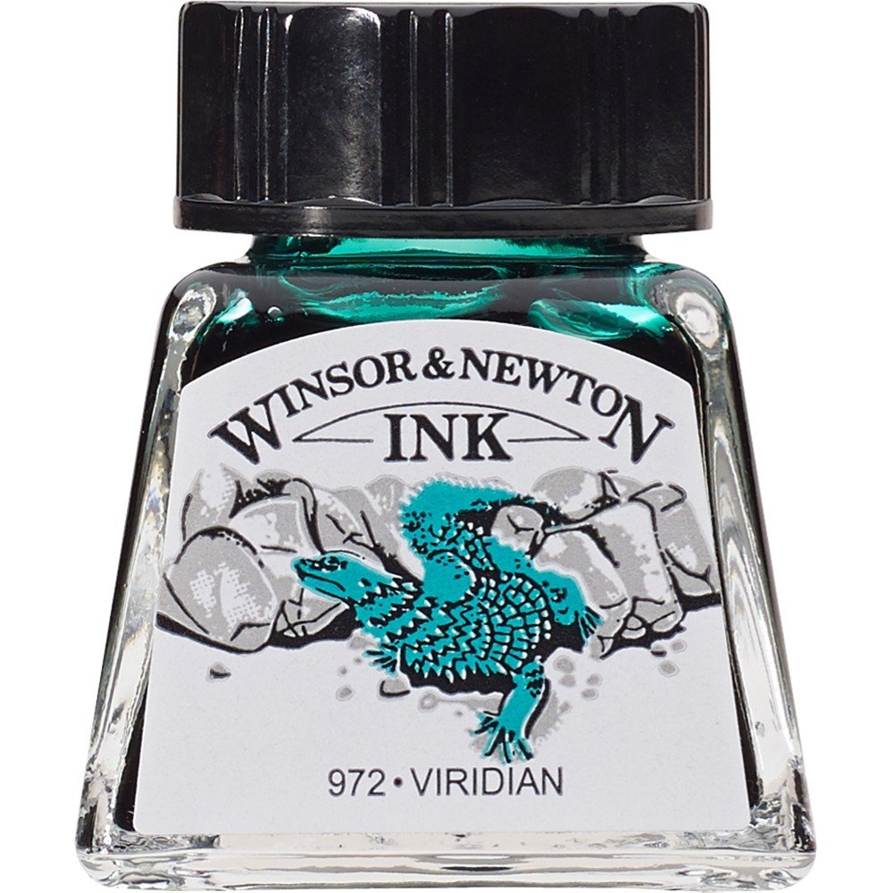 Winsor Newton Drawing Ink Çini Mürekkebi 14ml 692 Viridian