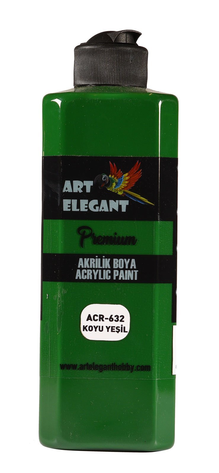 Art Elegant Akrilik Boya 400ml Acr-632 Koyu Yeşil