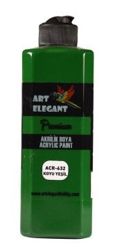 Art Elegant Akrilik Boya 400ml Acr-632 Koyu Yeşil