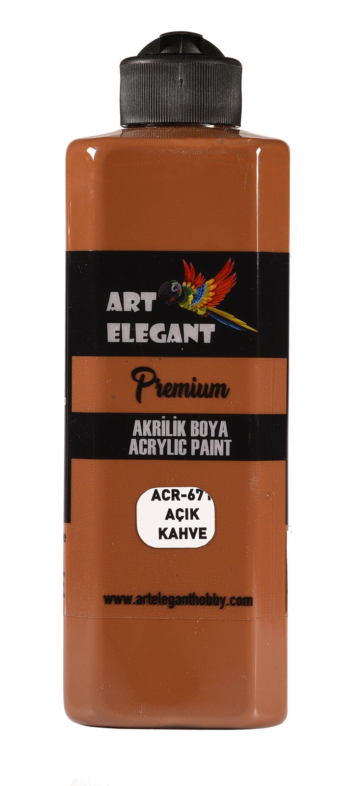 Art Elegant Akrilik Boya 400ml Acr-671 Açık Kahve
