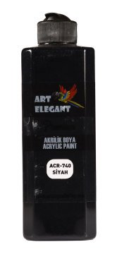 Art Elegant Akrilik Boya 400ml Acr-740 Siyah