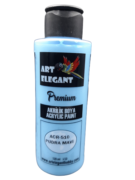 Art Elegant Akrilik Boya 120ml Acr-510 Pudra Mavi