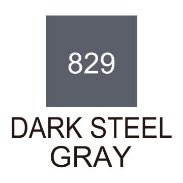 Zig Kurecolor Kc3000 Twin S Marker Kalem 829 Dark Steel Gray