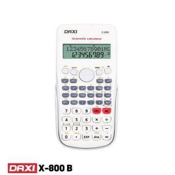 Daxi Hesap Makinesi White Edition 240 Bilimsel Fonksiyonlu 10+2 Hane X-800B