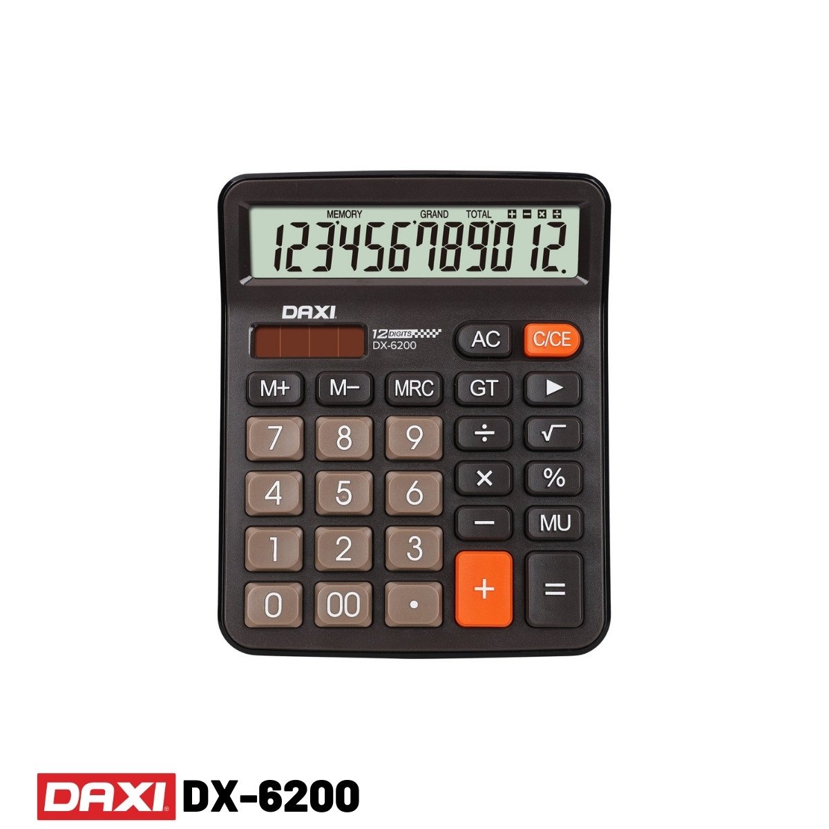 Daxi Hesap Makinesi Black Edition 12 Haneli DX-6200