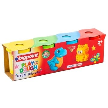 Bigpoint Oyun Hamuru 4lü Set 520gr