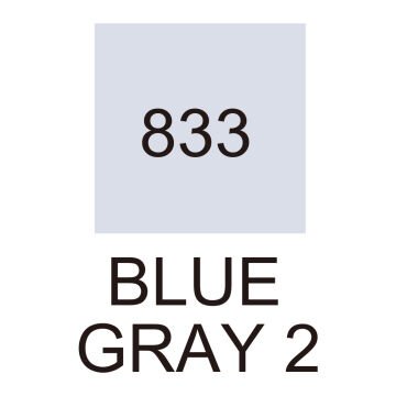 Zig Kurecolor Kc3000 Twin S Marker Kalem 825-833 Blue Gray 2