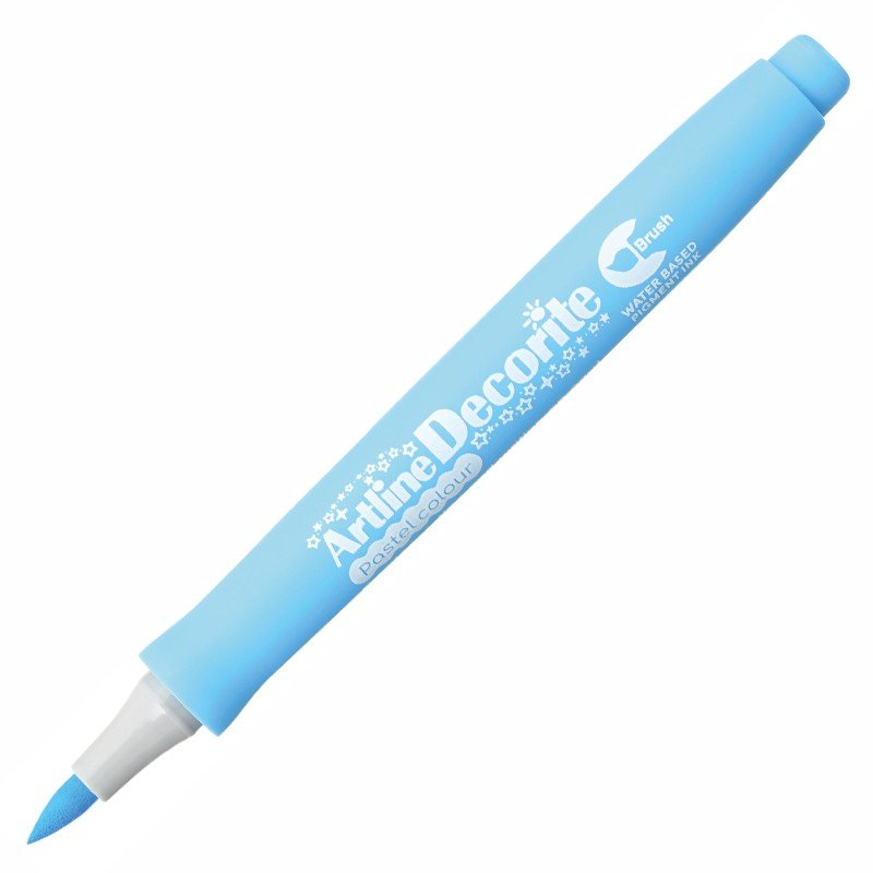 Artline Decorite Marker Kalem Fırça Uçlu Pastel Blue