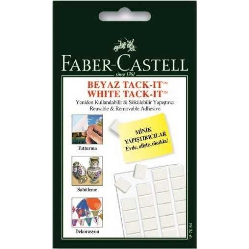 Faber Castell Tack-İt Hamur Yapıştırıcı 90 Adet Beyaz 187064