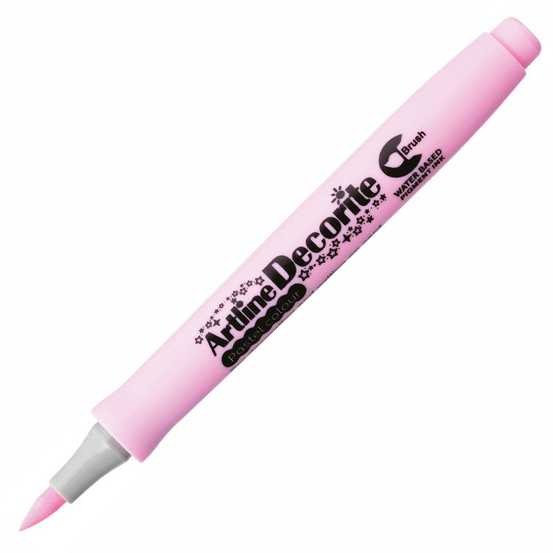 Artline Decorite Marker Kalem Fırça Uçlu Pastel Pink