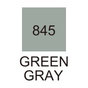 Zig Kurecolor Kc3000 Twin S Marker Kalem 845 Green Gray