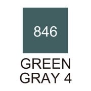 Zig Kurecolor Kc3000 Twin S Marker Kalem 846 Green Gray 4