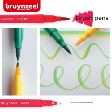 Bruynzeel İnce Uçlu Keçeli Kalem 0.4mm 6lı Pastel Renkleri