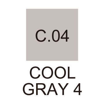 Zig Kurecolor Kc3000 Twin S Marker Kalem C04 Cool Gray 4