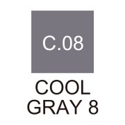 Zig Kurecolor Kc3000 Twin S Marker Kalem C08 Cool Gray 8