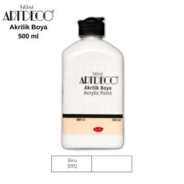 Artdeco Akrilik Boya 500ml 3002 Ekru