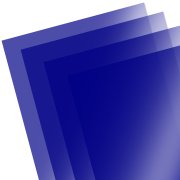 Asetat Kağıdı Şeffaf Mavi 250 Mikron 50x70 İnce 3lü
