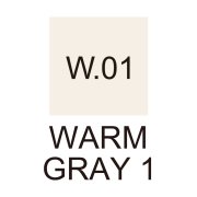Zig Kurecolor Kc3000 Twin S Marker Kalem W01 Warm Gray 1