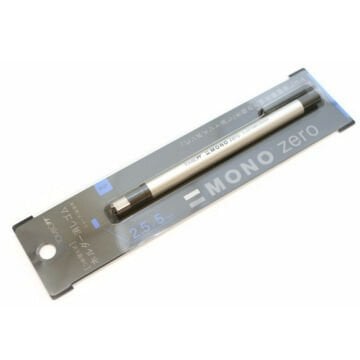 Tombow Mono Zero Kalem Silgi Yassı Uç 2.5x5mm Gümüş