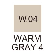 Zig Kurecolor Kc3000 Twin S Marker Kalem W04 Warm Gray 4