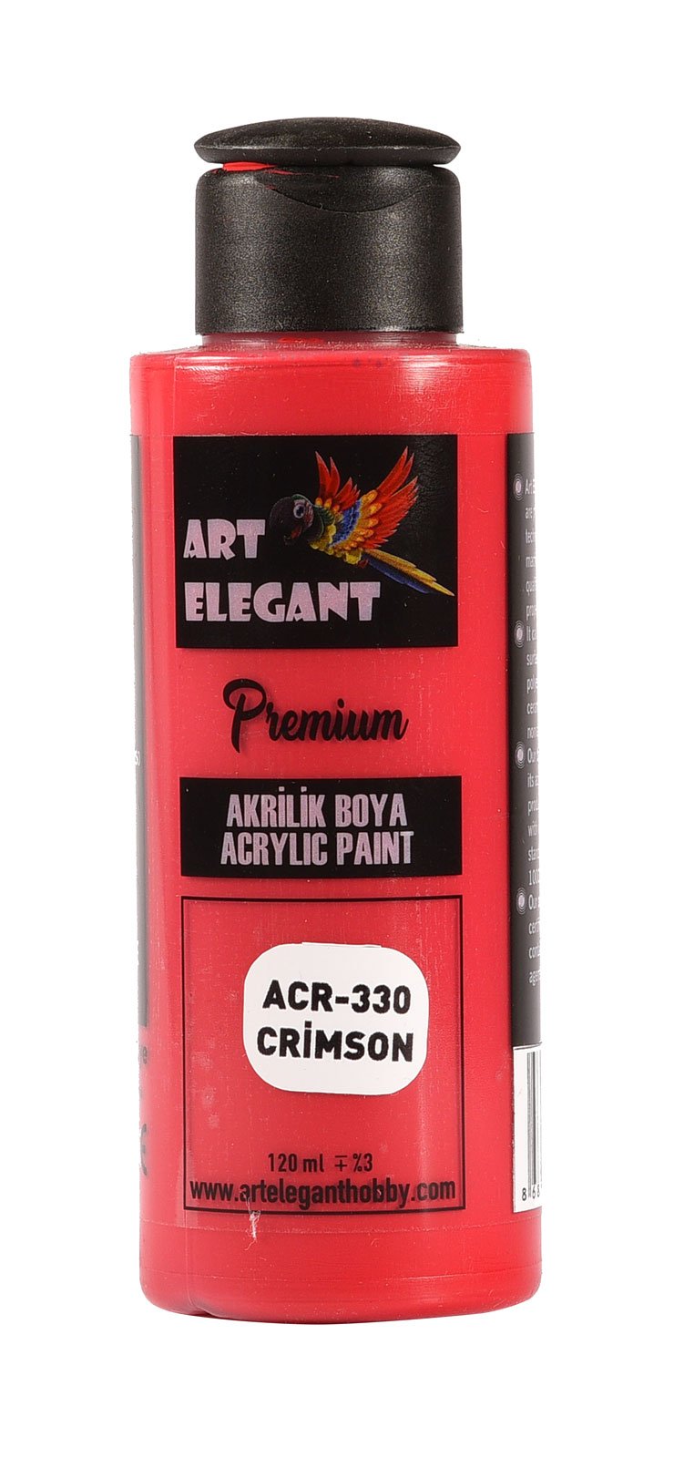 Art Elegant Akrilik Boya 120ml Acr-330 Crimson