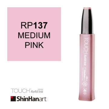Shinhanart Touch Ink Alkol Bazlı Mürekkep 20ml RP137 Medium Pink