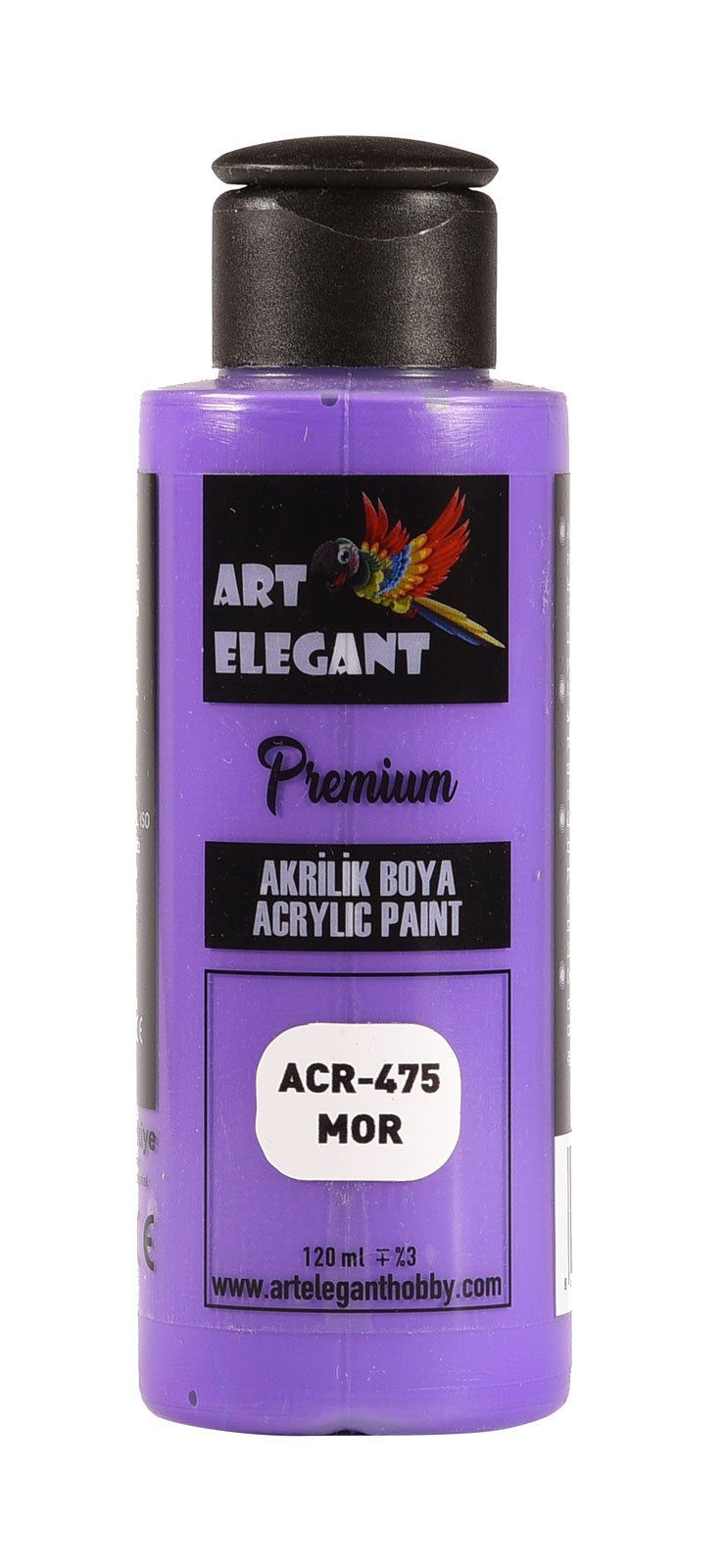 Art Elegant Akrilik Boya 120ml Acr-475 Mor