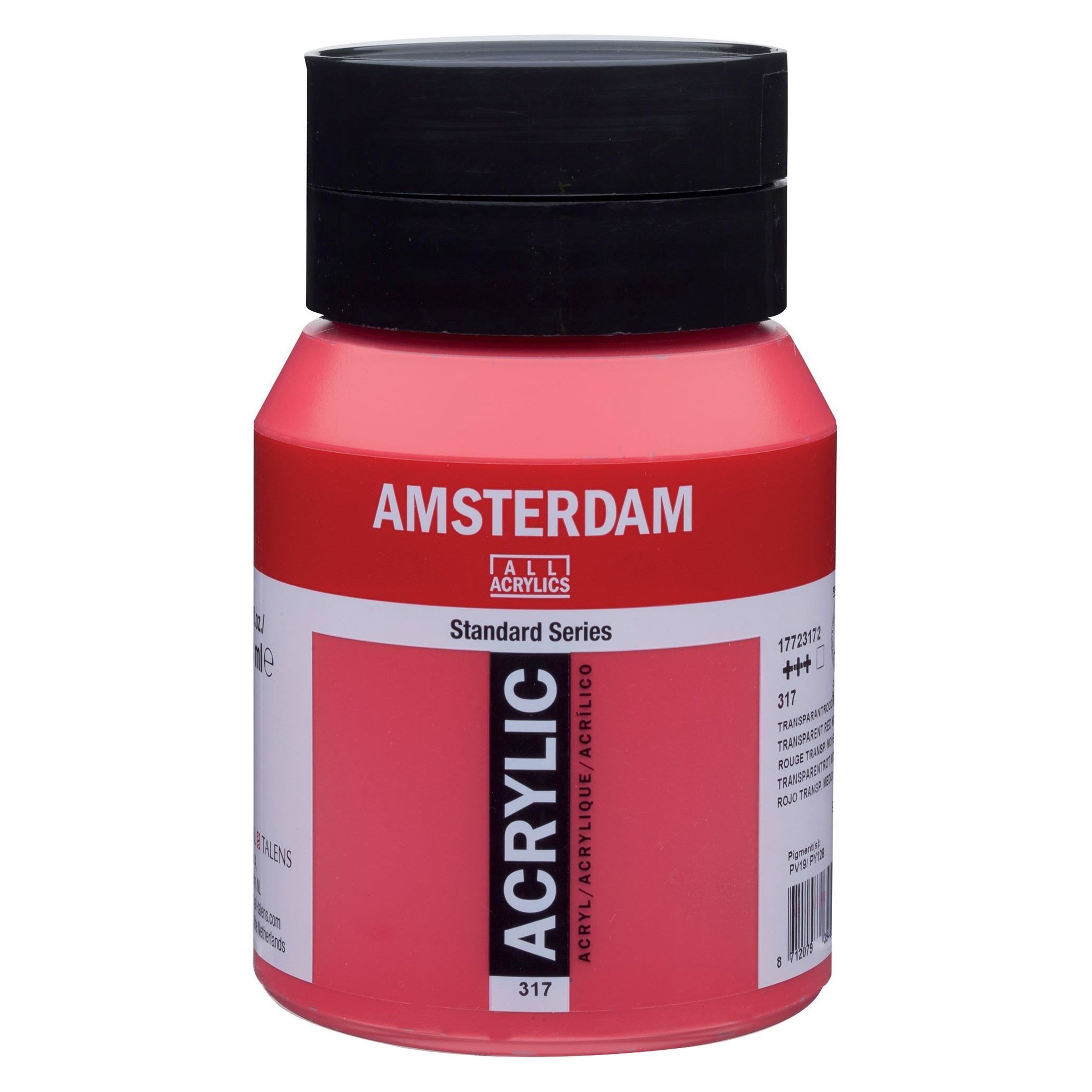 Amsterdam Akrilik Boya 500ml 317 Transparent Red Medium