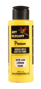 Art Elegant Akrilik Boya 120ml Acr-235 Limon Sarı