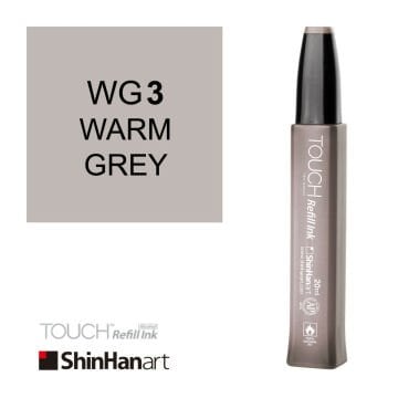 Shinhanart Touch Ink Alkol Bazlı Mürekkep 20ml WG3 Warm Grey
