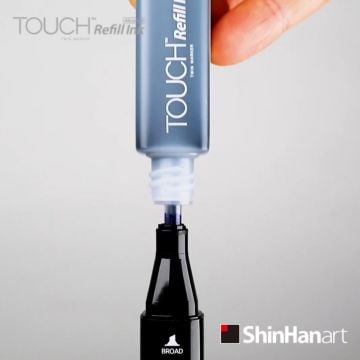 Shinhanart Touch Ink Alkol Bazlı Mürekkep 20ml WG3 Warm Grey