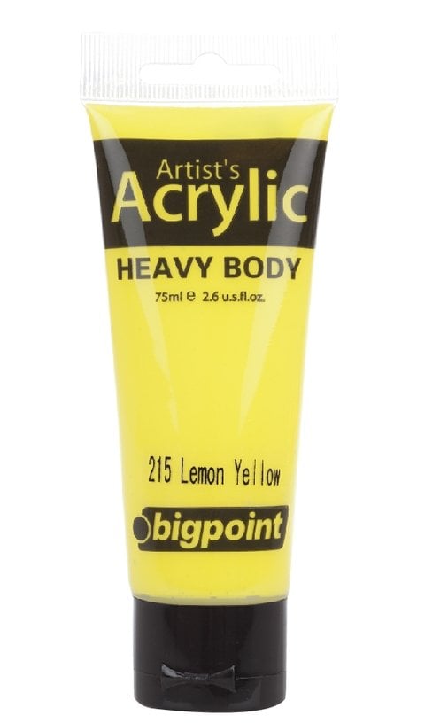 Bigpoint Akrilik Boya 75ml 215 Lemon Yellow