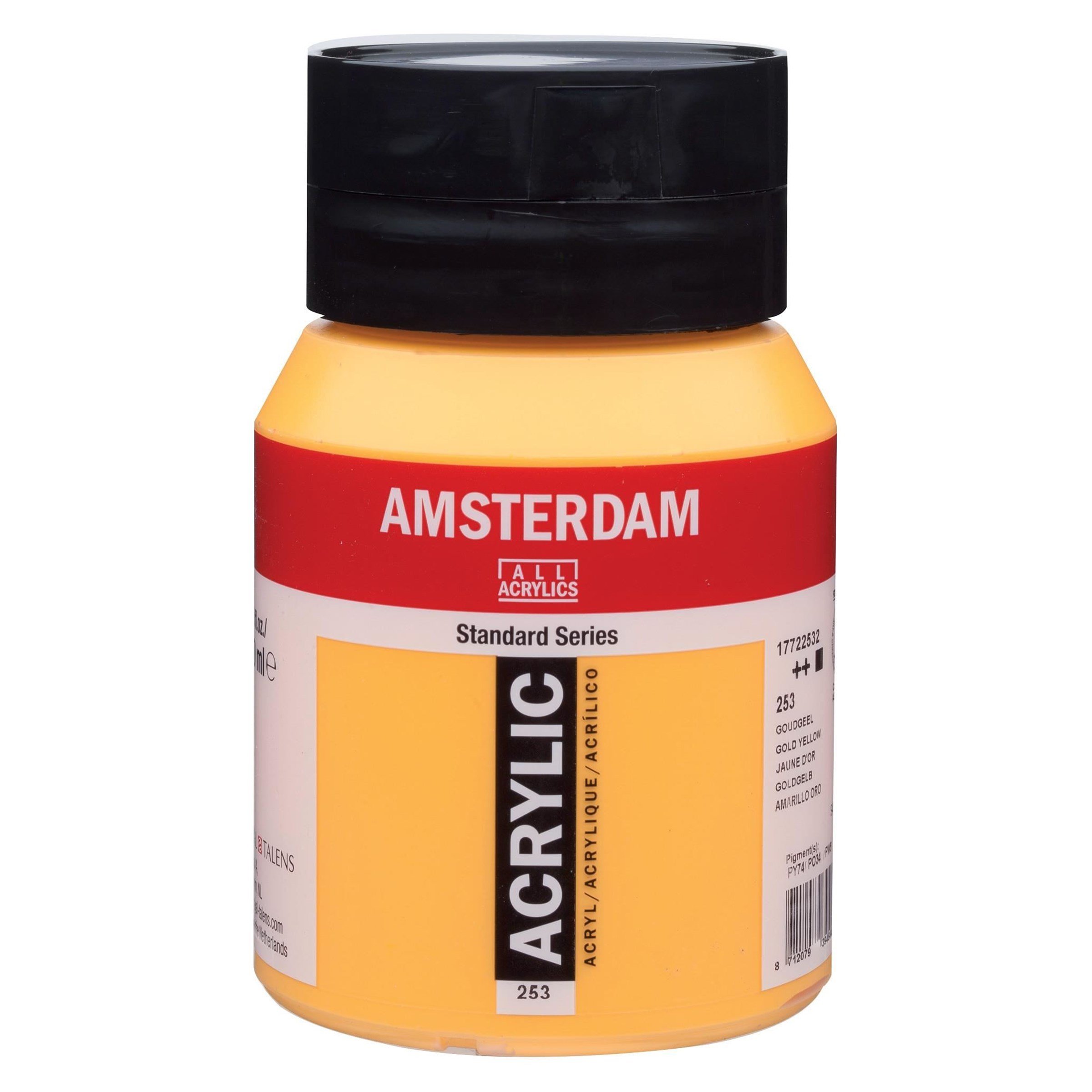 Amsterdam Akrilik Boya 500ml 253 Gold Yellow