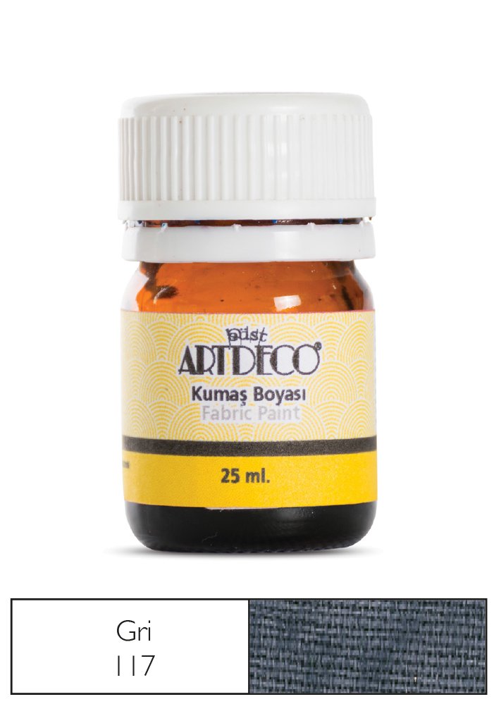 Artdeco Kumaş Boyası 25ml 10 A-117 Gri