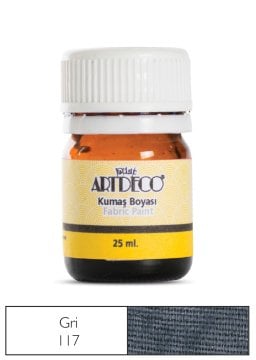 Artdeco Kumaş Boyası 25ml 10 A-117 Gri