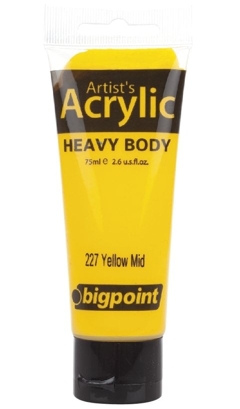 Bigpoint Akrilik Boya 75ml 227 Yellow Mid