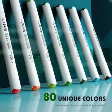 Arrtx Alp Çift Uçlu Marker Seti 80li Vibrant