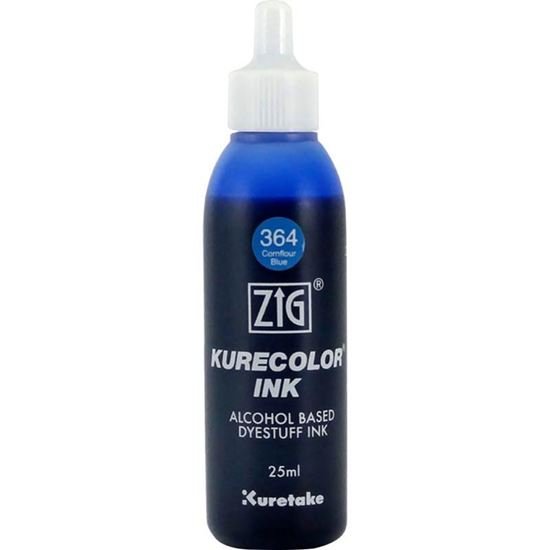 Zig Kurecolor Ink Alkol Bazlı Mürekkep 25ml 364 Cornflower Blue