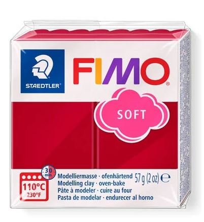 Fimo Soft Polimer Kil 57gr 26 Cherry Red